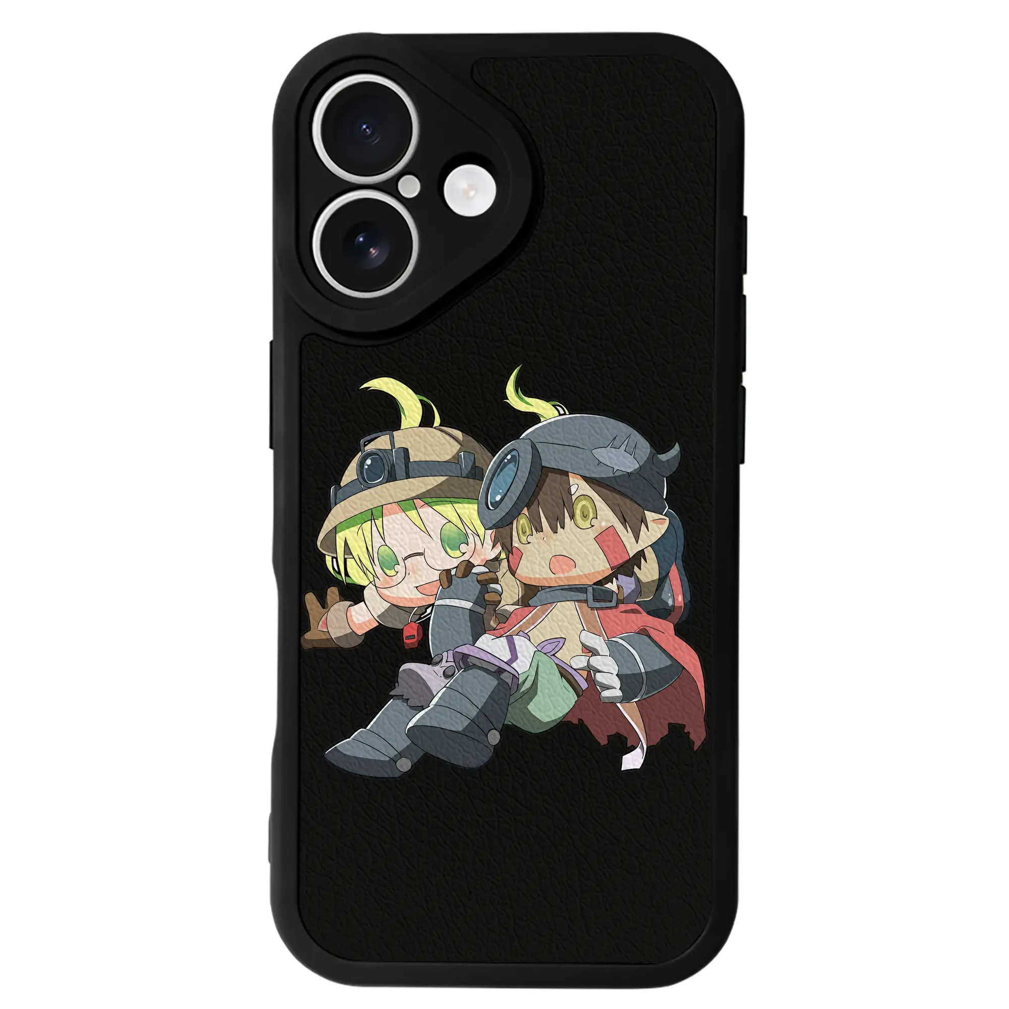 メイドインアビス グッズ,レグ - IPhone 16シリーズ対応 ・ シリコンスマホケース ・ レザー調 ・ 高精度フィット ・ 耐衝撃 ・ ワイヤレス充電対応 ・ 精密カット